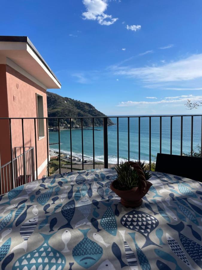 Ocean View Flat With Wi-Fi, Ac And Elevator To Town Levanto Exterior foto
